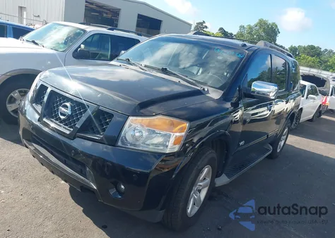 2008 Nissan Armada Se из США, поврежденный, VIN 5N1BA08D38N600714